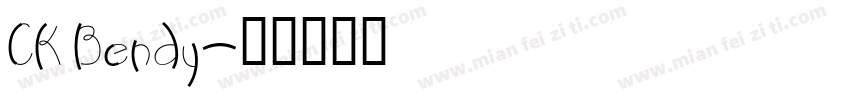 CK Bendy字体转换